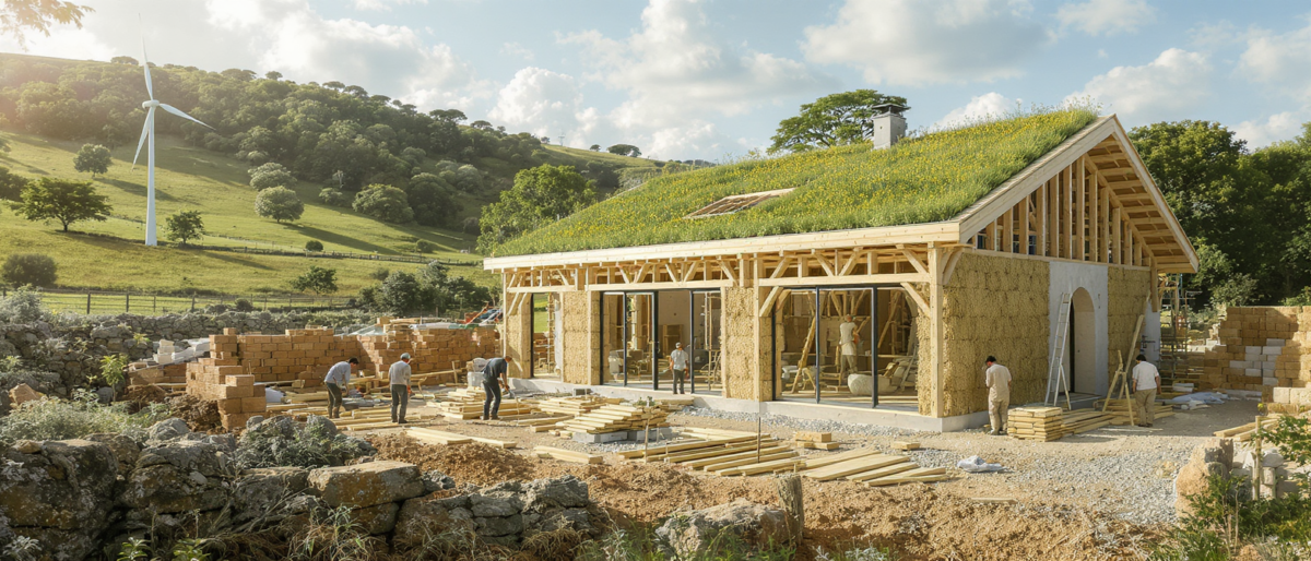 découvrez notre guide complet de l'éco-construction utilisant des matériaux locaux pour construire durablement et respectueusement avec l'environnement.